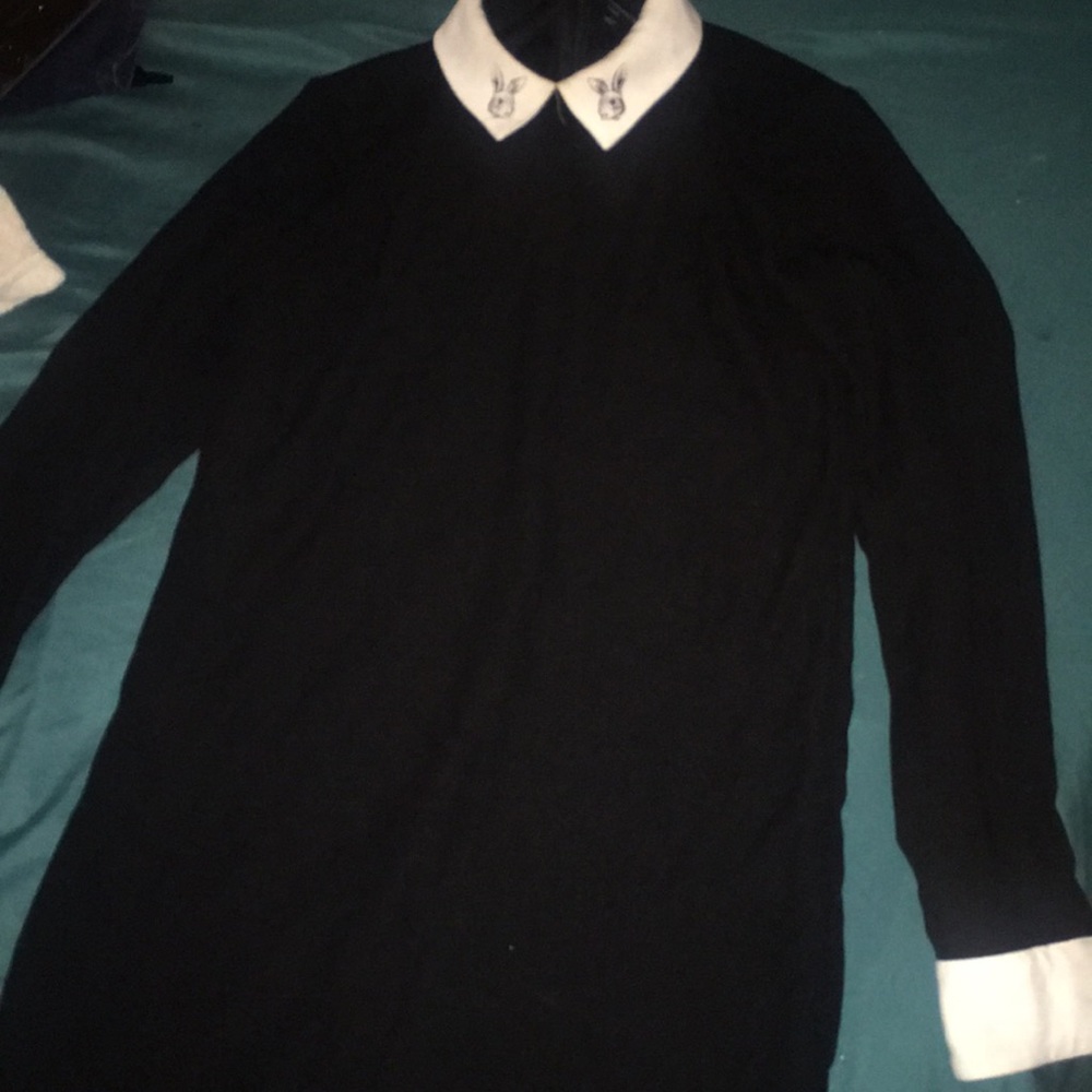 Black and white Victoria Beckham dress